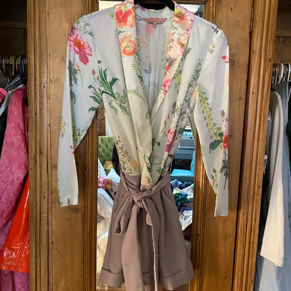 Ted Baker London floral lilac romper